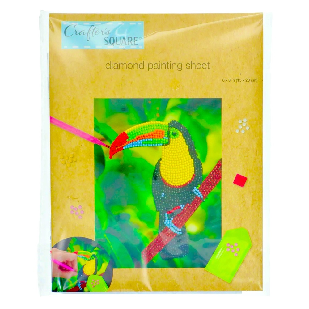 🌴 TOUCAN BIRD DIAMOND PAINT SET 🌴